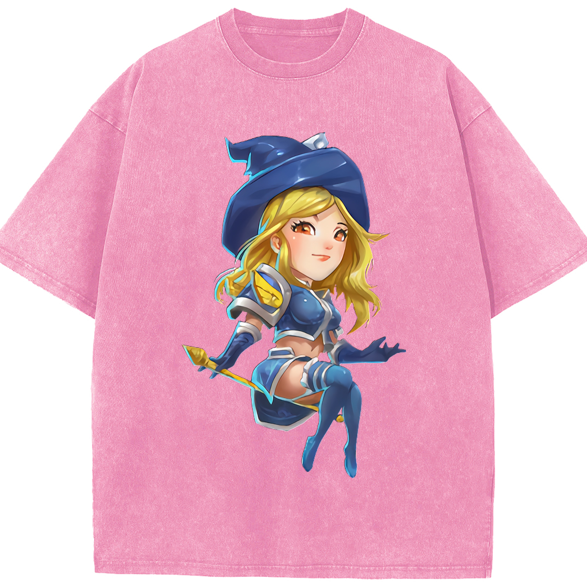 リーグ・オブ・レジェンド League of Legends LOL 綿100% ヴィンテージ風 半袖Tシャツ（フロントプリント）